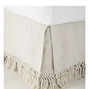 Serena & Lily Macrame Bed Skirt